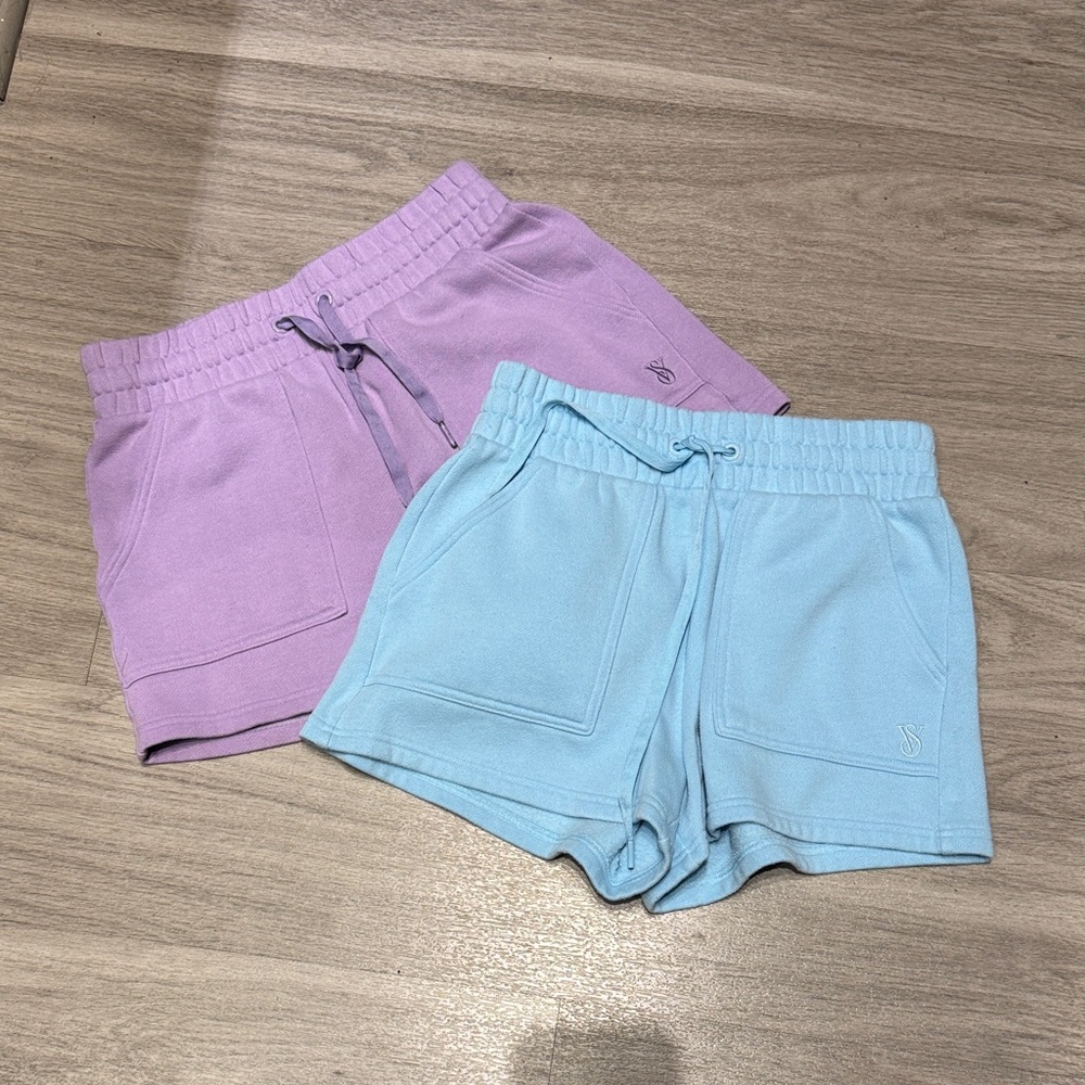 2 Pairs Victoria’s Secret Pastel Shorts, S